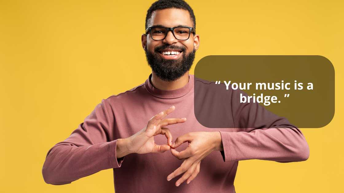 A happy sign language interpreter A happy sign language interpreter