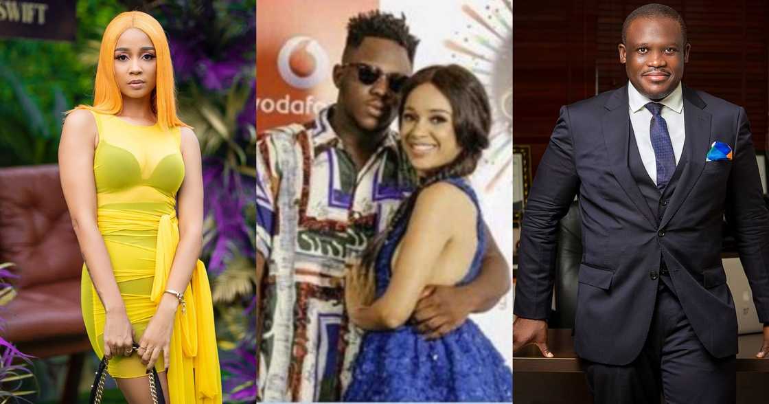 Sister Derby, Medikal, and Sam George Sister Derby, Medikal, and Sam George