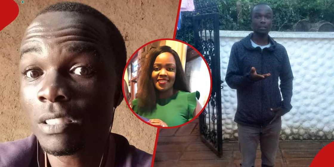 Rhoda (inset) employed Oyoko as a gardener and struck up a conversation. Rhoda (inset) employed Oyoko as a gardener and struck up a conversation.