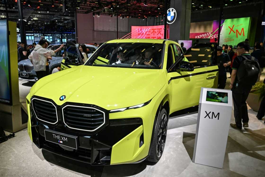 Western automakers are racing to catch up with Chinese competitors in the crucial electric vehicle market at the Shanghai Auto Show Western automakers are racing to catch up with Chinese competitors in the crucial electric vehicle market at the Shanghai Auto Show