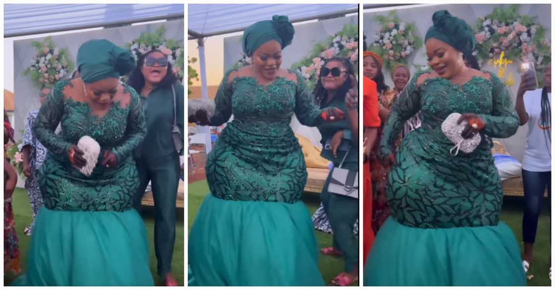 Ghanaian curvy woman sparks reactions with her curves in video Ghanaian curvy woman sparks reactions with her curves in video