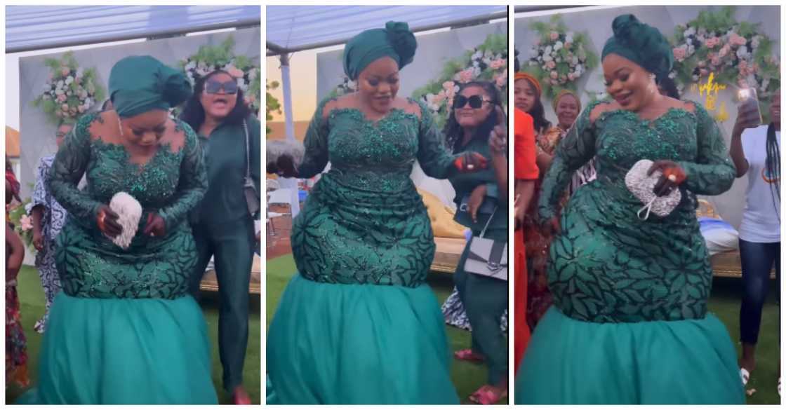 Ghanaian curvy woman sparks reactions with her curves in video