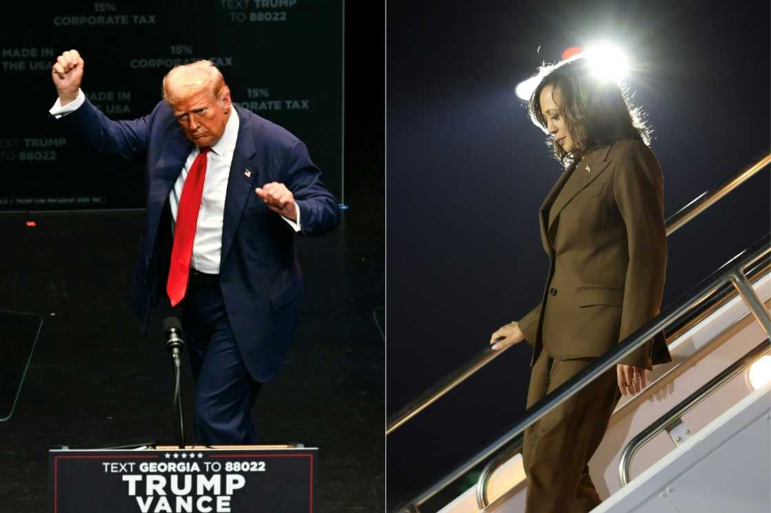 Researchers analyzed accounts that shared posts favoring Republican candidate Donald Trump, while targeting Democratic nominee Kamala Harris Researchers analyzed accounts that shared posts favoring Republican candidate Donald Trump, while targeting Democratic nominee Kamala Harris