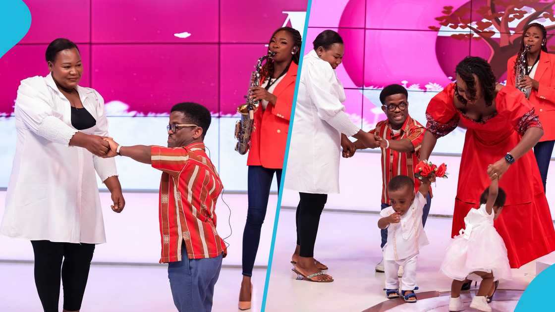 Diminutive man and his family, Diminutive man marries tall lady, Valentine's Day, TV3 Diminutive man and his family, Diminutive man marries tall lady, Valentine's Day, TV3