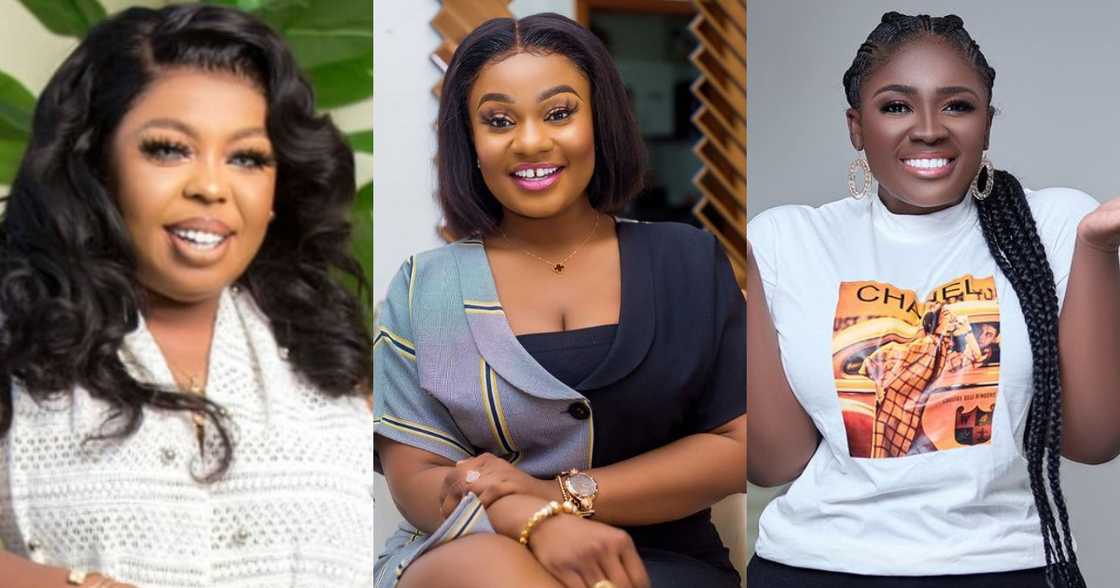 Achiaa Linda ignores Afia Schwar and Tracey Boakye Achiaa Linda ignores Afia Schwar and Tracey Boakye