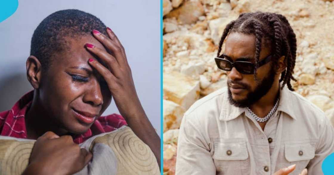 Ghanaian lady, heartbroken woman, broken heart, relationship, social media. Ghanaian lady, heartbroken woman, broken heart, relationship, social media.