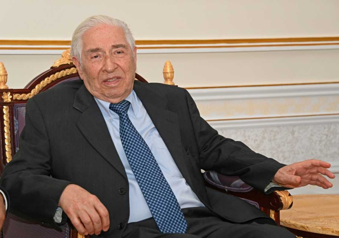 Baquer Namazi, a US citizen, speaks to the press upon his arrival to the Omani capital Muscat on October 5 following his release in Iran