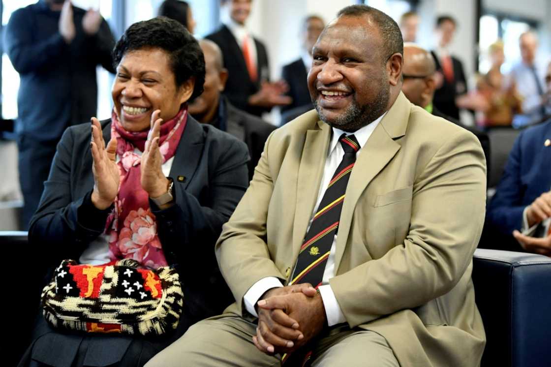 Papua New Guinea's Prime Minister James Marape was sworn in for a second term on Thursday Papua New Guinea's Prime Minister James Marape was sworn in for a second term on Thursday