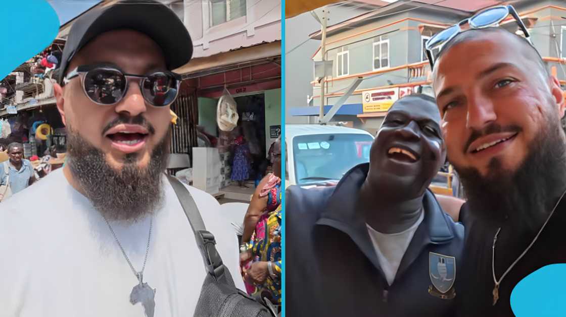 Ghana English accent, Ghanaian English clarity, foreigners in Ghana, West African English accents, communication challenges in Nigeria, tourist experiences in Ghana, Davud Akhundzada TikTok, obroni in Ghana, language interactions in Ghana