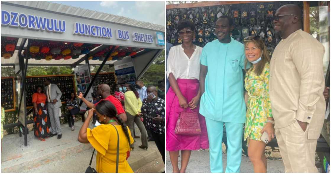 Ghana's first-ever solar-powered bus shelter