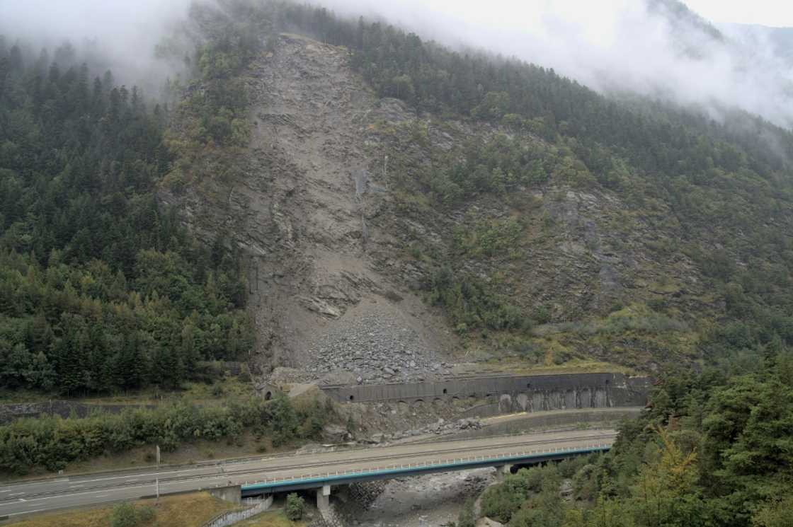 The landslide caused immense destruction The landslide caused immense destruction