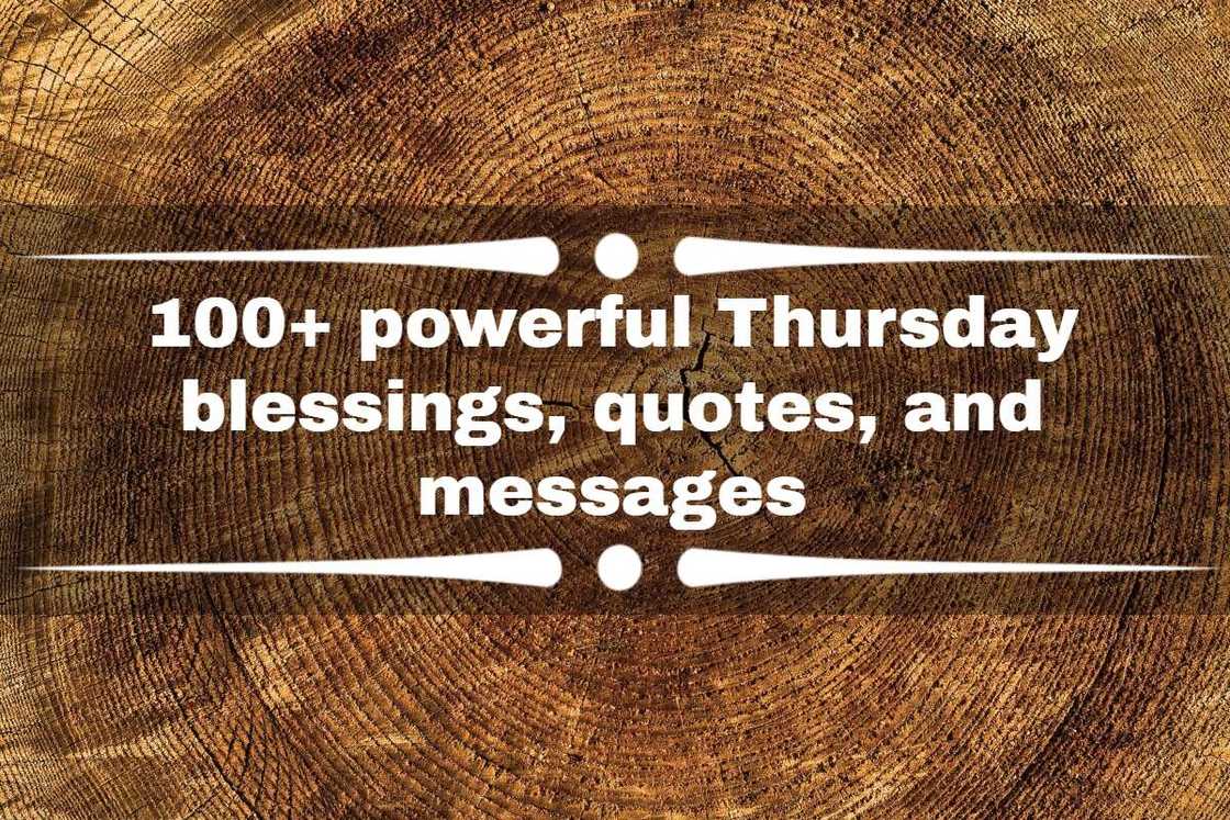 Thursday blessings