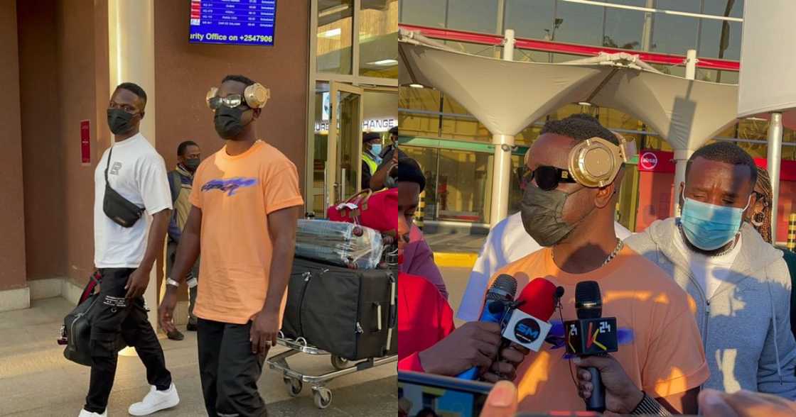 Sarkodie arrives in Kenya to promote "No Pressure" album; photos and video pops up Sarkodie arrives in Kenya to promote "No Pressure" album; photos and video pops up