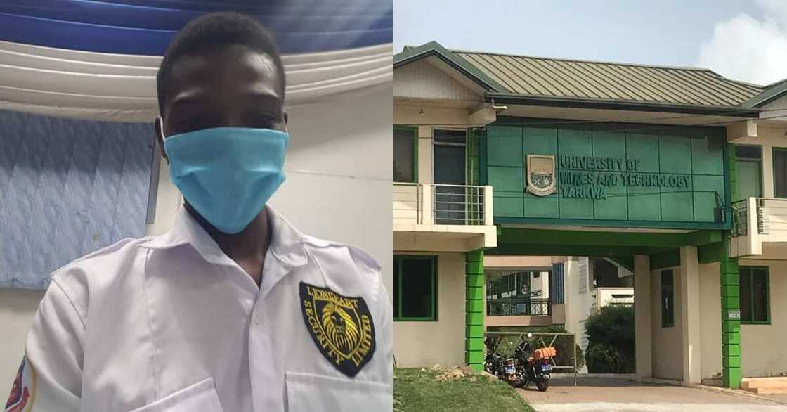 Young man who worked as watchman admitted to study engineering at UMAT in Tarkwa Young man who worked as watchman admitted to study engineering at UMAT in Tarkwa