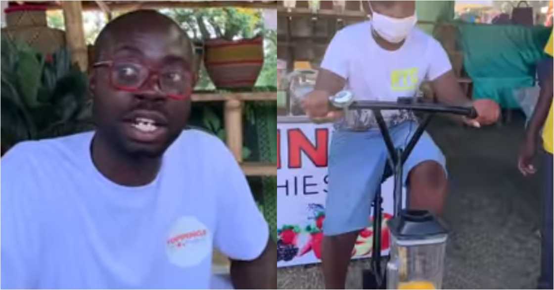 Kwadwo Asare Apori: Meet the Ghanaian lecturer who makes smoothie bikes and turns old bathtubs into chairs Kwadwo Asare Apori: Meet the Ghanaian lecturer who makes smoothie bikes and turns old bathtubs into chairs