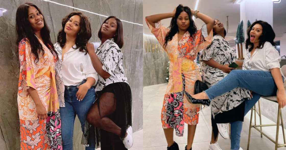 Nadia Buari and her sisters Nadia Buari and her sisters