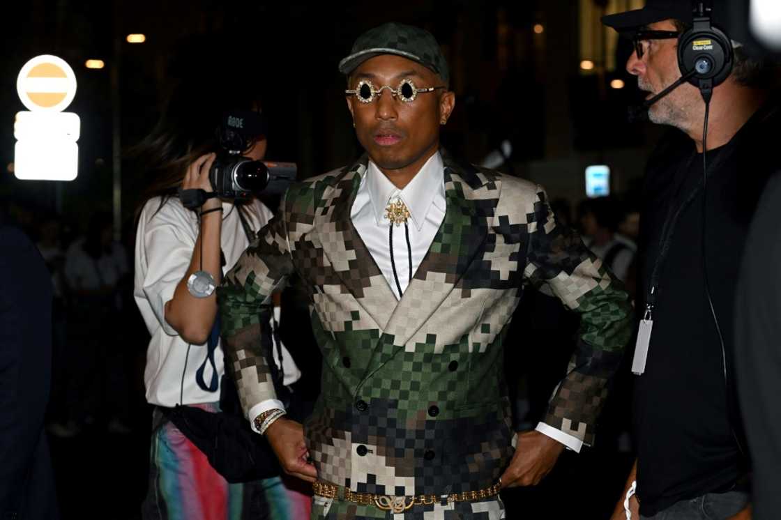 Pharrell Williams à son premier défilé à Paris pour Louis Vuitton, le 20 juin 2023 Pharrell Williams à son premier défilé à Paris pour Louis Vuitton, le 20 juin 2023