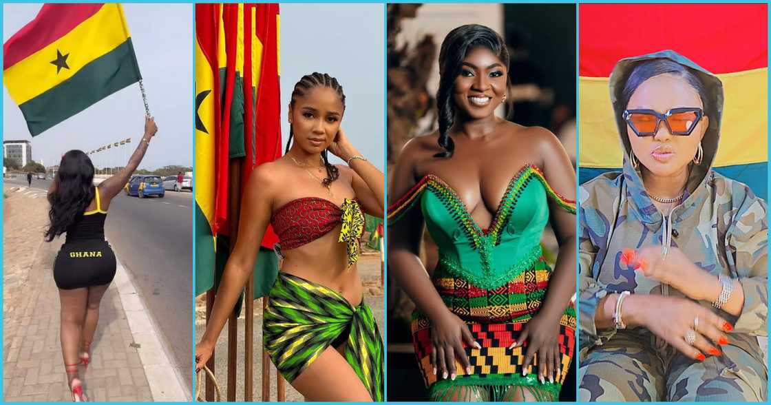 Fantana, Sister Derby, Ahuofe Patri, Nana Ama McBrown, Ghana @ 68, Female Celebrities In Ghana, Ghana Independence Day Fantana, Sister Derby, Ahuofe Patri, Nana Ama McBrown, Ghana @ 68, Female Celebrities In Ghana, Ghana Independence Day