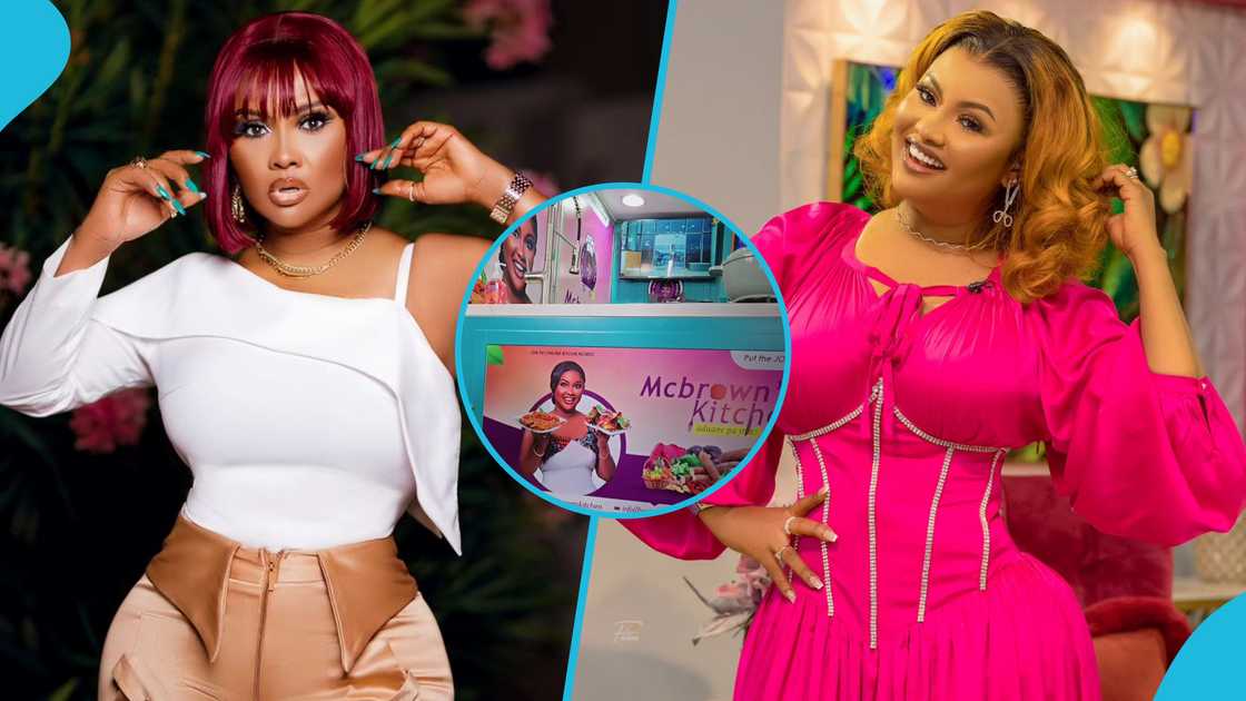 Nana Ama McBrown, McBrown's Kitchen, Showing hours, Onua TV, TV3, McBrown's fashion Nana Ama McBrown, McBrown's Kitchen, Showing hours, Onua TV, TV3, McBrown's fashion