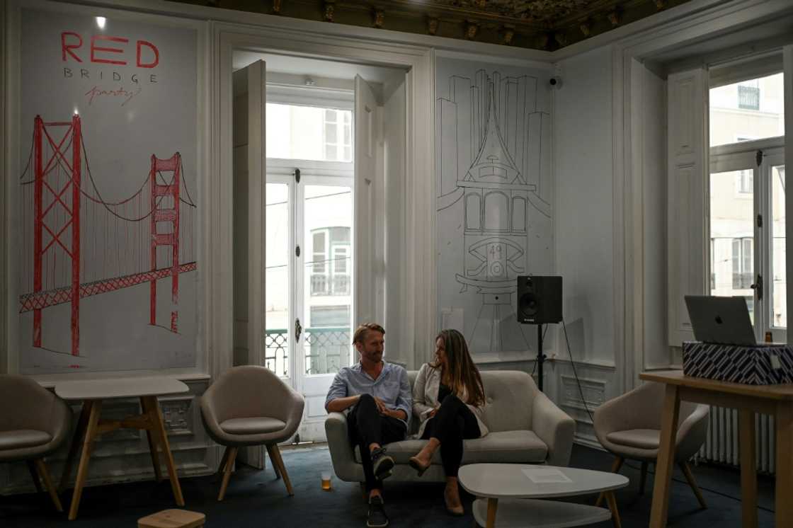 American Nathan Hadlock runs a group called Red Bridge, building ties between the US and Portugal American Nathan Hadlock runs a group called Red Bridge, building ties between the US and Portugal