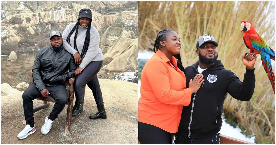 Tracey Boakye and hubby Frank Badu Ntiamoah Tracey Boakye and hubby Frank Badu Ntiamoah