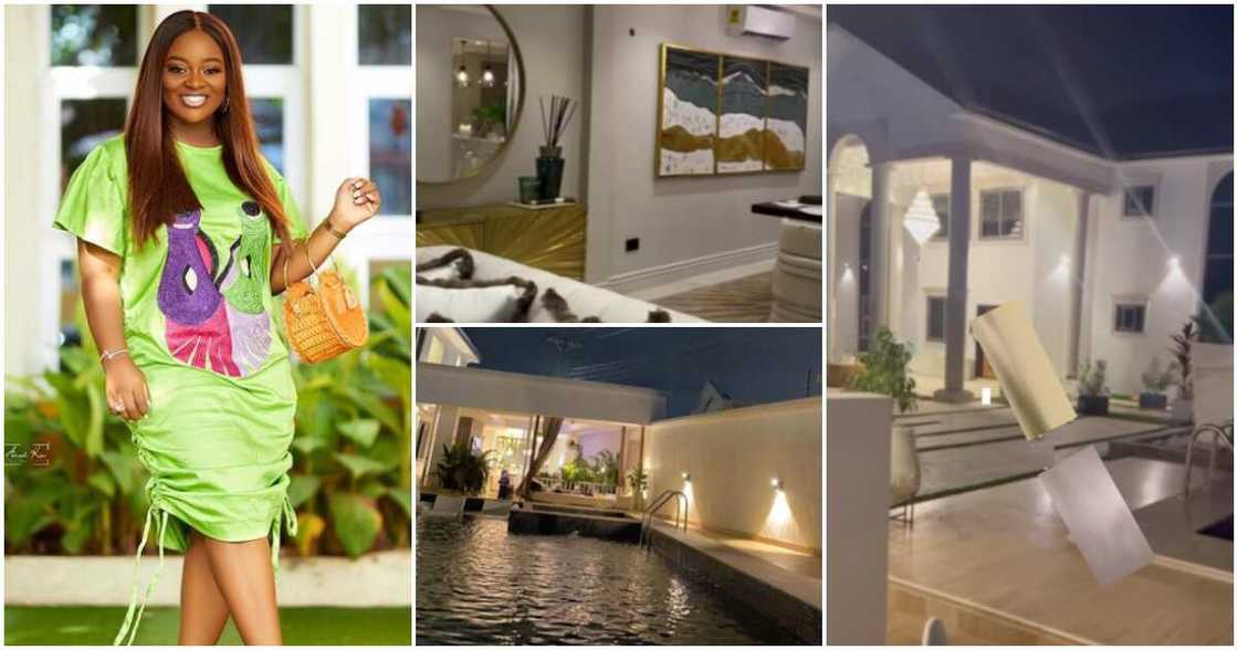 Jackie Appiah trends on Twitter after a video of her mansion popped up. Jackie Appiah trends on Twitter after a video of her mansion popped up.