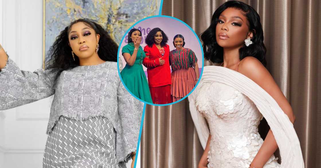 Rita Dominic, Bonang Matheba, Serwaa Amihere and Maame Gyamfua