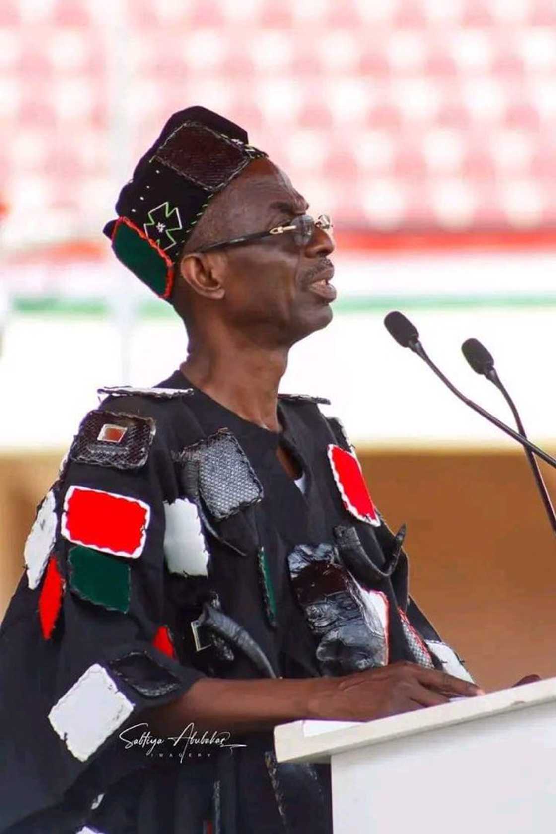 The newly elected NDC Chairman Johnson Asiedu Nketia tells an interesting story behind his 'war smocks'