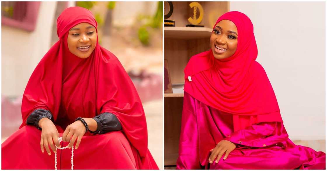 Akuapem Poloo wearing a hijab Akuapem Poloo wearing a hijab