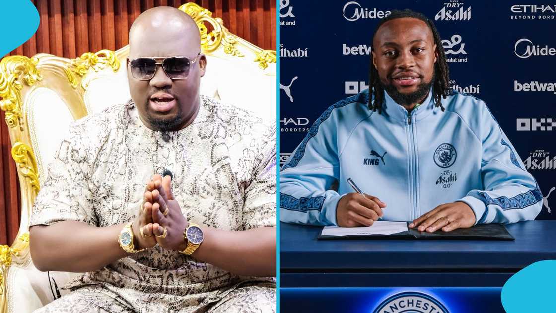 Antoine Semenyo, Manchester City, football prophecy, Prophet Clement Testimony, EFL Cup semi-final, Semenyo's goal vs Newcastle, Asamoah Gyan mentors Antoine Semenyo, Semenyo at Man City.