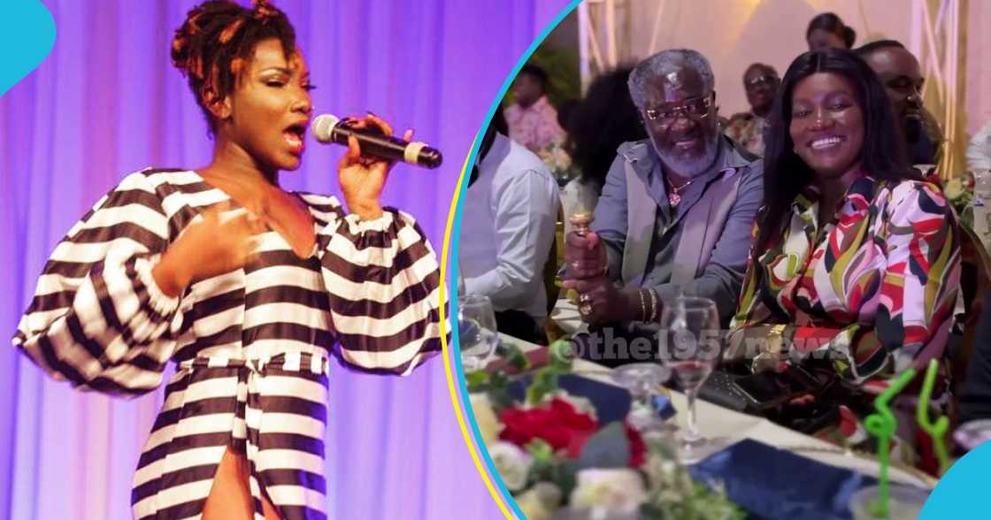 Ebony Reigns' father and elder sister party hard Ebony Reigns' father and elder sister party hard