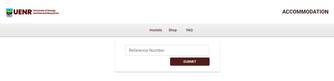 UENR hostel portal