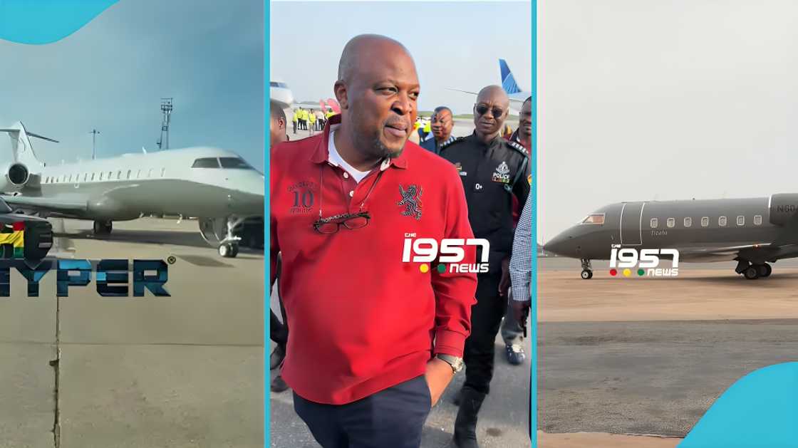 Ibrahim Mahama private jet, Bombardier Global 6500 jet, Ghanaian billionaire news, air ambulance donation, luxury private jet, John Dramani Mahama brother, 4K cabin entertainment jet