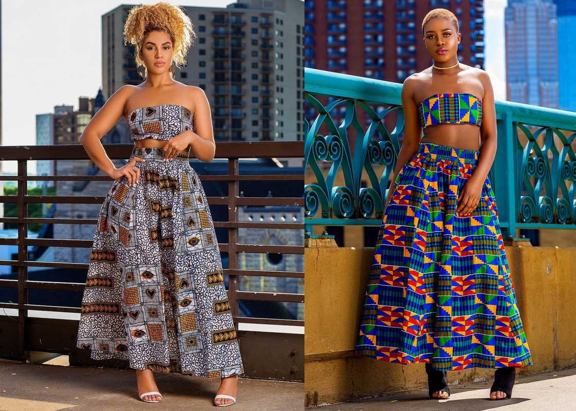 Women in Summer Ankara skirts and tops Women in Summer Ankara skirts and tops