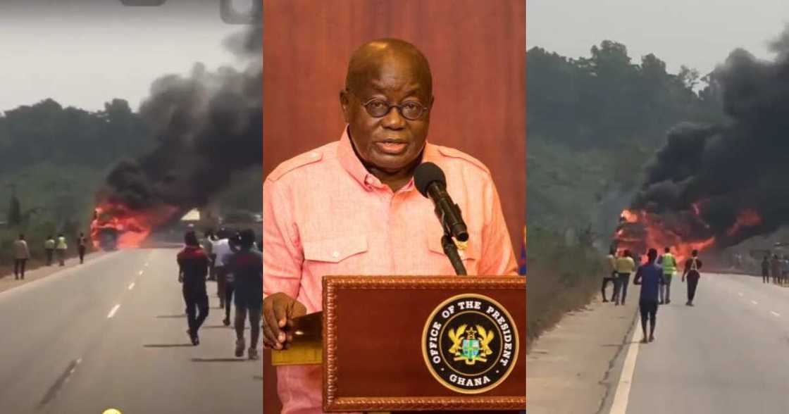 President Akufo-Addo reacts to Begoso explosion which left many dead President Akufo-Addo reacts to Begoso explosion which left many dead