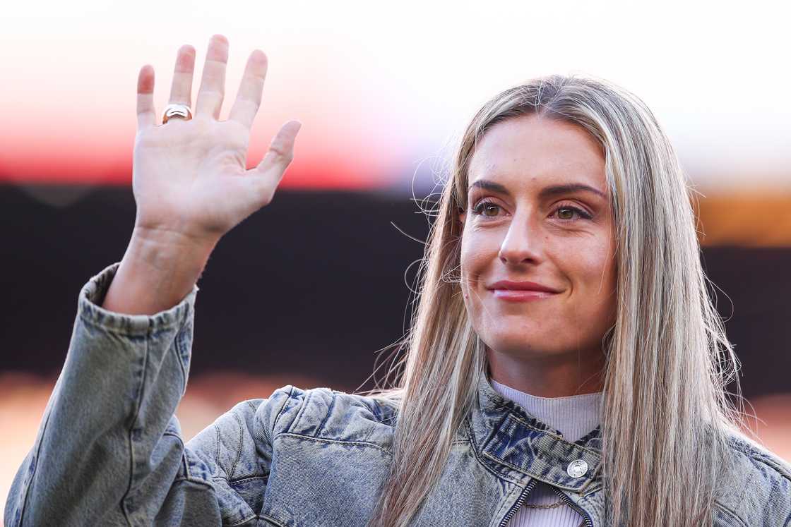 Alexia Putellas of FC Barcelona looks on prior to the UEFA Women's Champions League Alexia Putellas of FC Barcelona looks on prior to the UEFA Women's Champions League