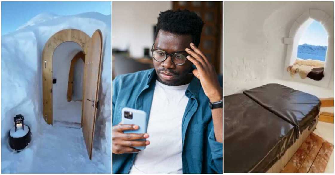 Many people are surprised to see the video of a snow hotel in Switzerland Many people are surprised to see the video of a snow hotel in Switzerland