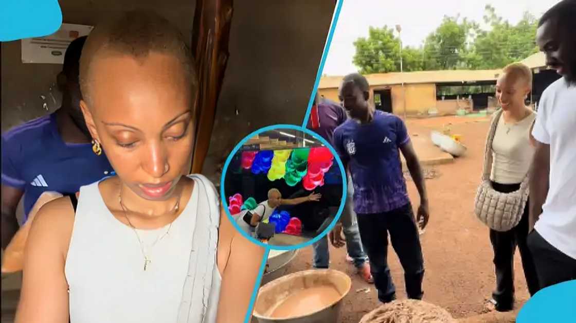 American lady, relocates, Ghana, TikTok, job, shea butter, business