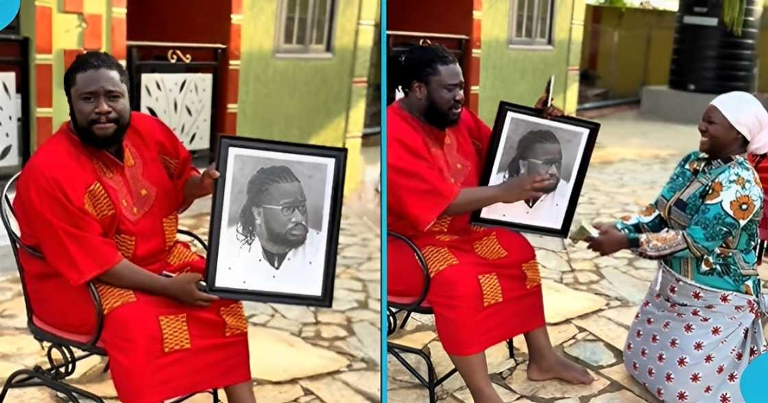 Bishop Kwabena Asiamah, Ajagurajah Movement. female pencil artist, man of God, cash gift. Bishop Kwabena Asiamah, Ajagurajah Movement. female pencil artist, man of God, cash gift.