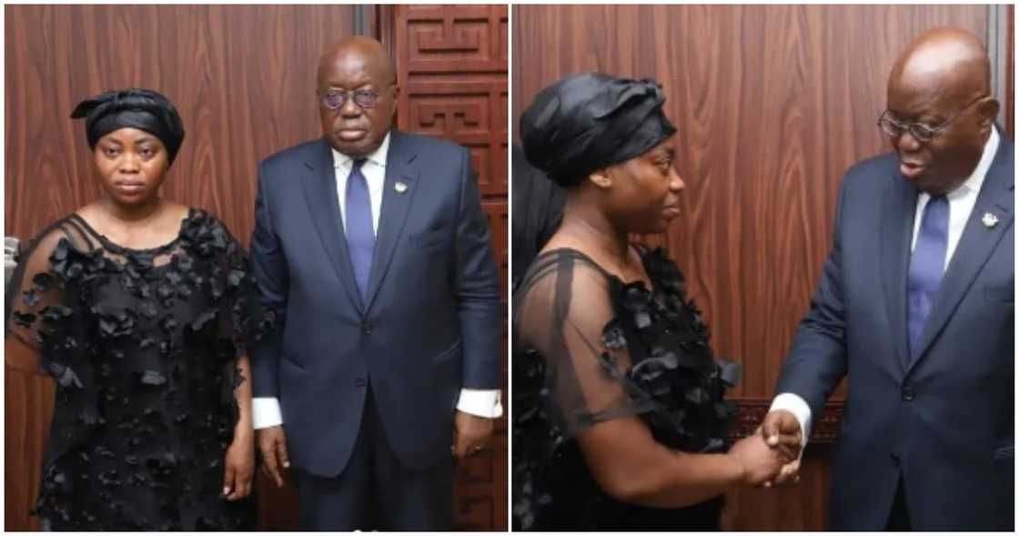 Christian Atsu's sister shakes Nana Addos Christian Atsu's sister shakes Nana Addos