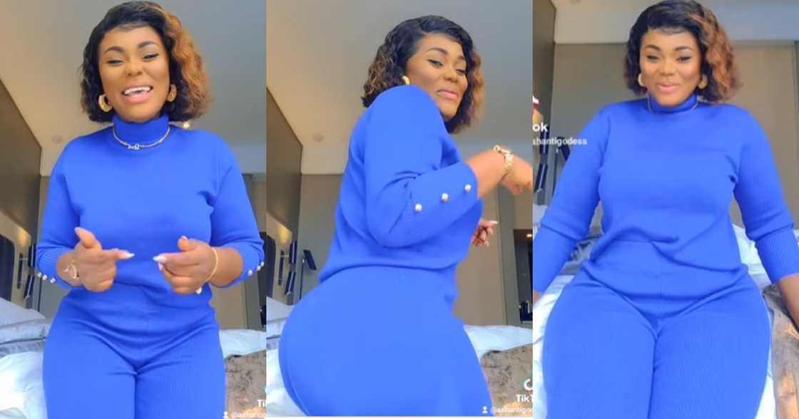 Dr Kwaku Oteng’s Wife Akua GMB Sings and Dances with her Back to Camera in Luxury Bedroom Dr Kwaku Oteng’s Wife Akua GMB Sings and Dances with her Back to Camera in Luxury Bedroom
