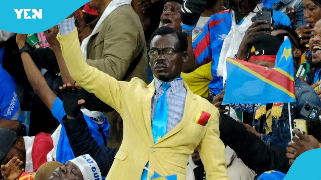 Viral DR Congo fan at AFCON spotted partying with Moroccan dancer Viral DR Congo fan at AFCON spotted partying with Moroccan dancer