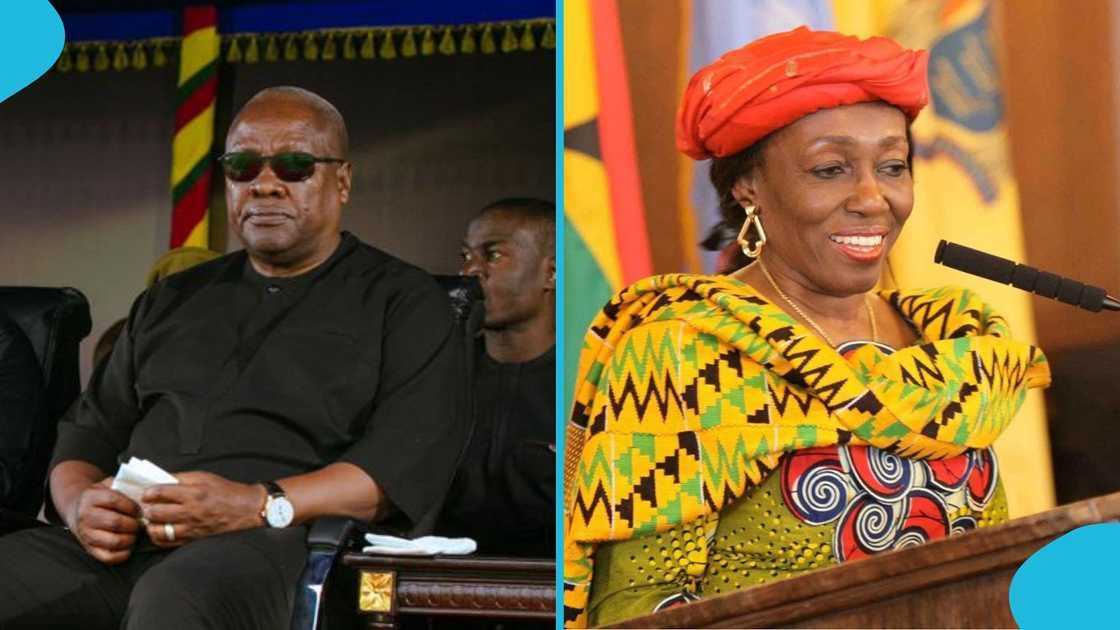 Mahama, Mourns, Nana Konadu Agyemang Rawlings, First Lady