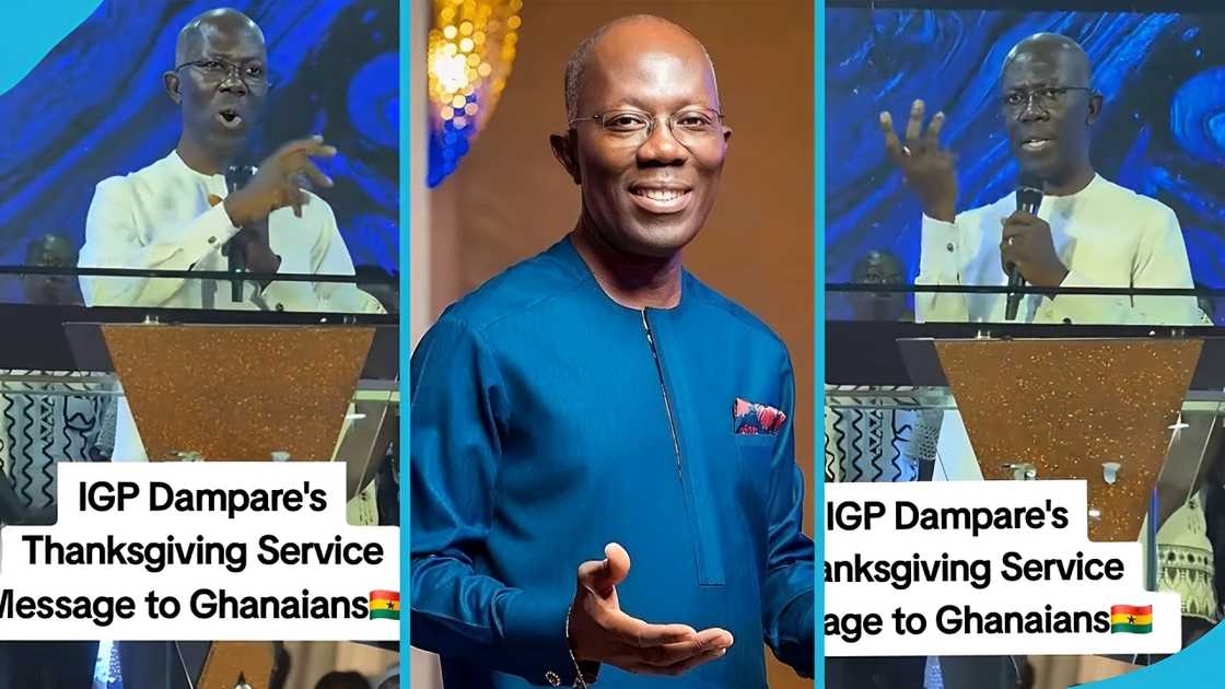 George Akuffo Dampare, IGP, Ghana Police Service, Dampare's Thanksgiving service, Dampare's church, Social media George Akuffo Dampare, IGP, Ghana Police Service, Dampare's Thanksgiving service, Dampare's church, Social media