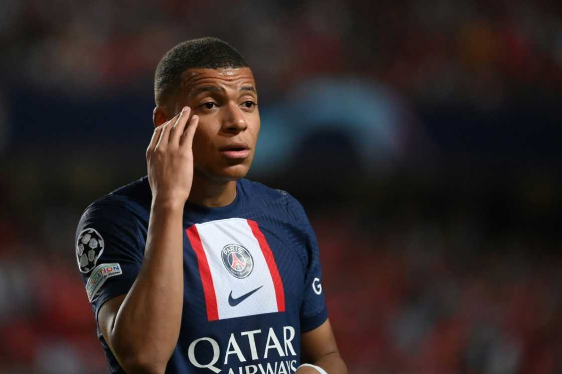 Paris Saint-Germain's French forward Kylian Mbappe topped the Forbes magazine earnings list for world football players at $128 million Paris Saint-Germain's French forward Kylian Mbappe topped the Forbes magazine earnings list for world football players at $128 million