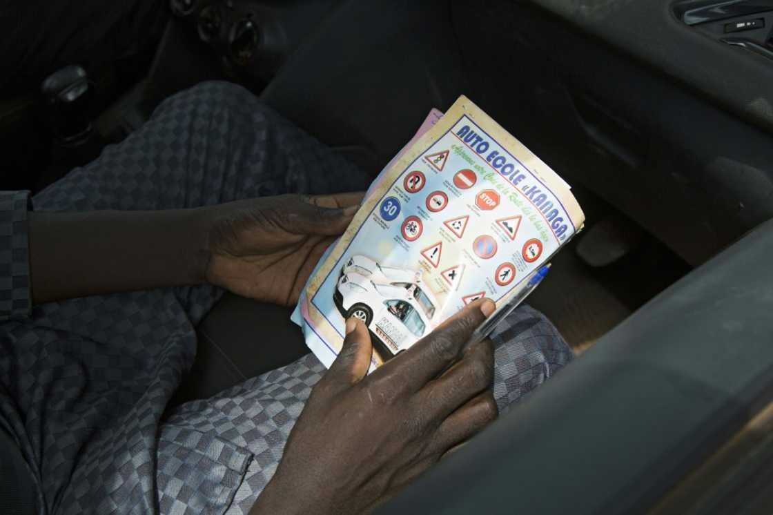 Le code de la route: Road signs in Mali are in French, part of the country's colonial legacy