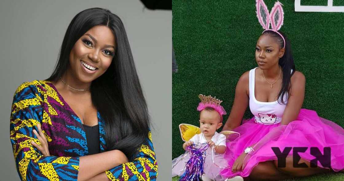 Yvonne Nelson, Yvonne Nelson's birthday, Yvonne Nelson's baby daddy, Jamie Roberts, Yvonne Nelson and daughter, Celebrity kids