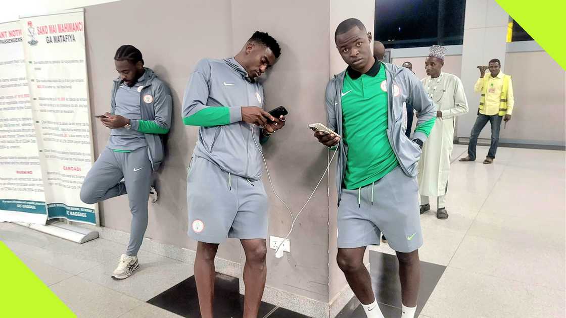 Players of the Super Eagles were left stranded upon arrival at the Al Abraq airport in Libya