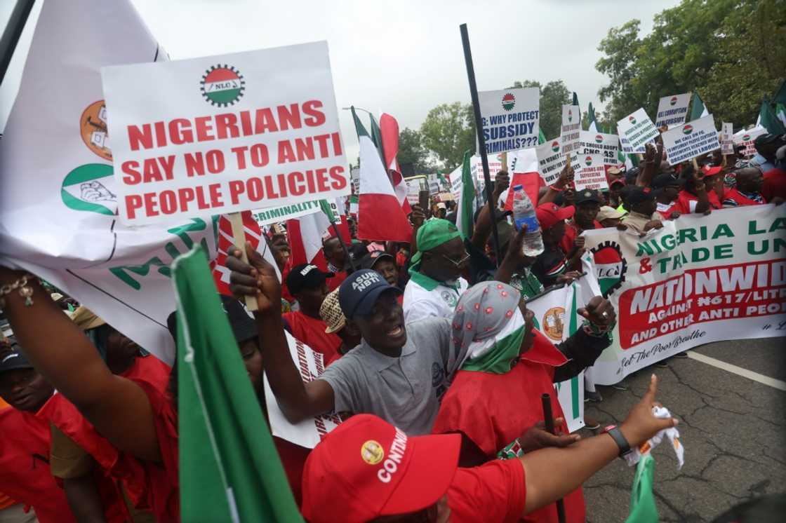 The nationwide walkout was called by the two main workers unions --the Nigerian Labour Congress (NLC) and the Trade Union Congress (TUC) The nationwide walkout was called by the two main workers unions --the Nigerian Labour Congress (NLC) and the Trade Union Congress (TUC)