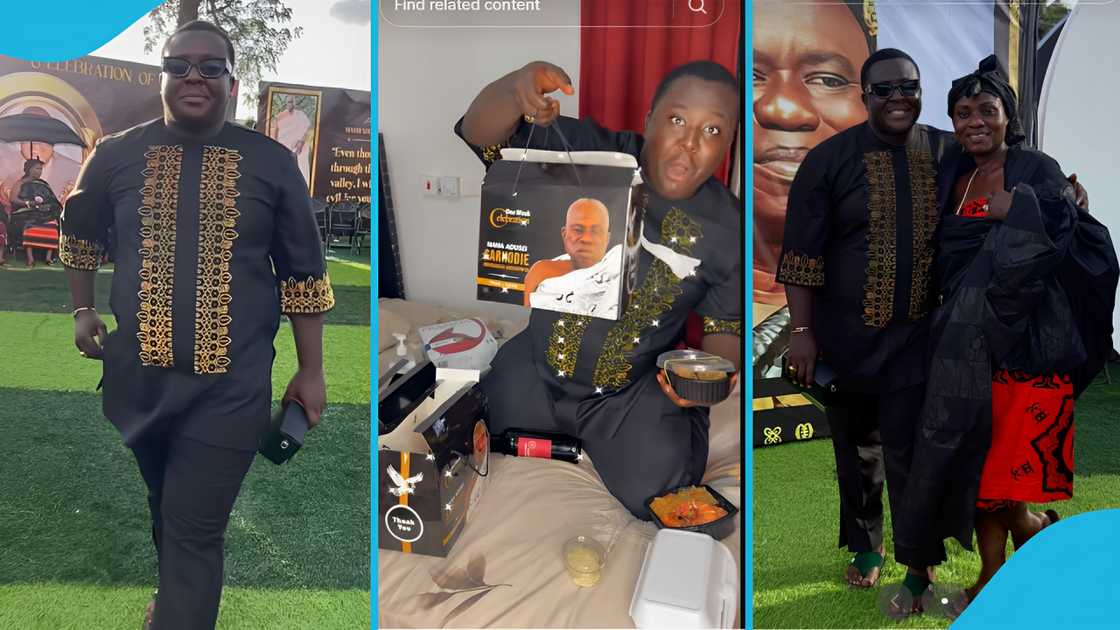 Maame Gold, Maame Gold father, Maame Gold's father's one week, Maame Gold loses father, Nana Adusei Sarkodie, Maame Gold online shop Maame Gold, Maame Gold father, Maame Gold's father's one week, Maame Gold loses father, Nana Adusei Sarkodie, Maame Gold online shop